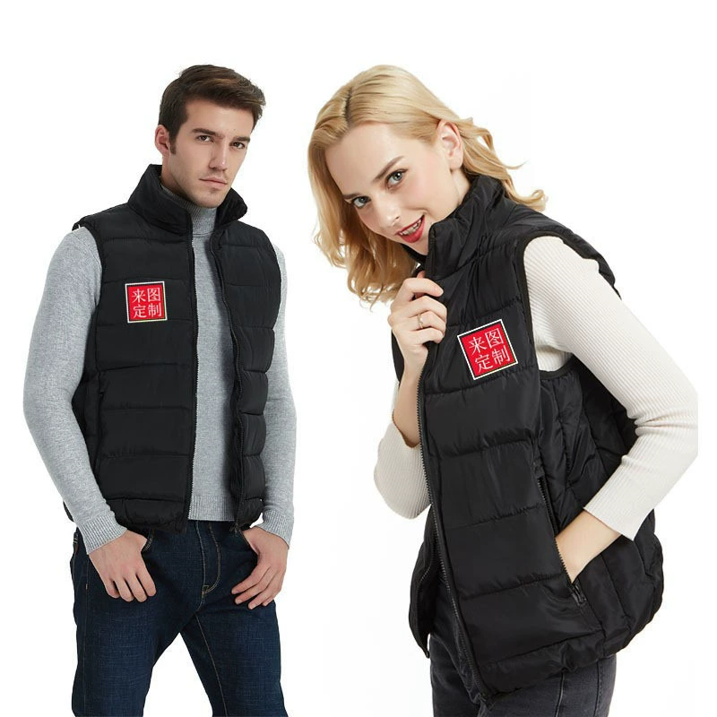 2023 Новый хлопковый жилет с принтом логотипа зажим для лошади рекламный противоэпидемический хлопковый жилет добровольцев класс для вечеринки