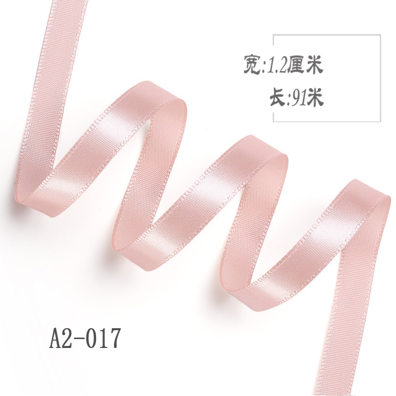 1,2 cm cinta de poliéster arco DIY cinta de la boda ramo de frutas caja de regalo de embalaje de color de la cinta de satén Decoración