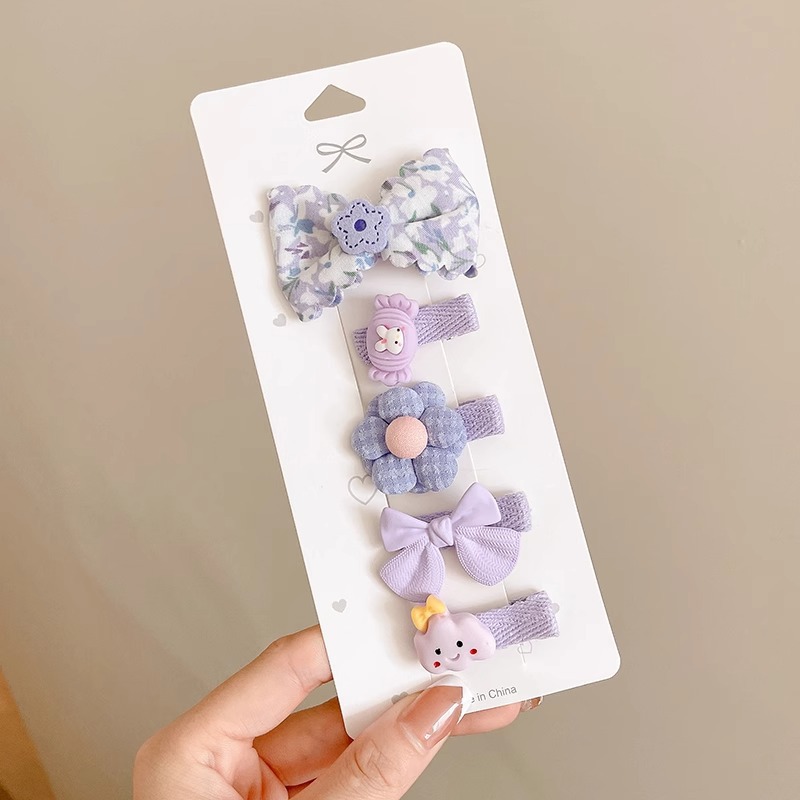 Horquilla para bebés, bolsa de tela completa, clip para cabello para bebés, no daña el cabello, niños, niñas, horquillas, lindos accesorios para el cabello, sombreros