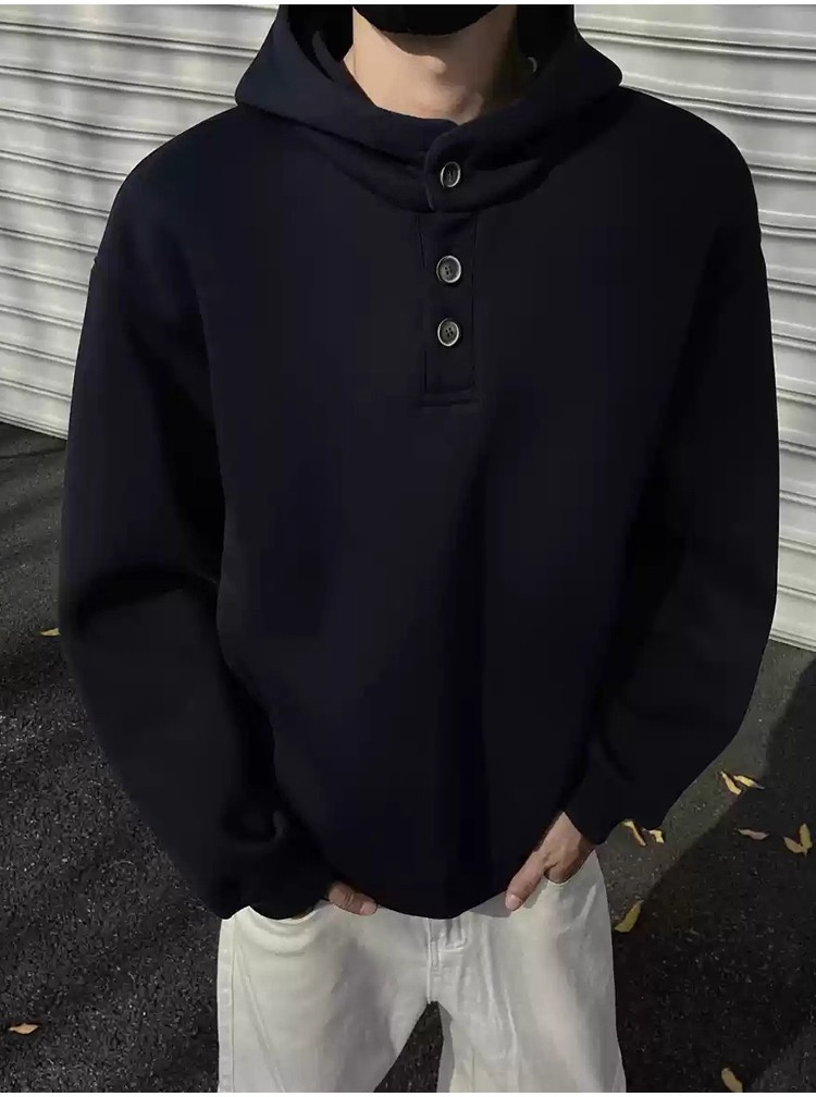 Schwerer Kapuzenpullover für Damen und Herren, Modell 2025: Neu, dick, langärmelig, locker, lässig, für Paare_voghion.com