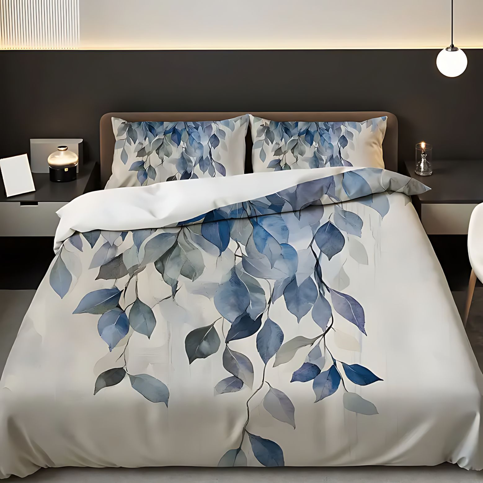 TEMU / JIT estilo de acuarela transfronteriza floral impresión digital HD cómodo conjunto de edredón de pelo para diseñar