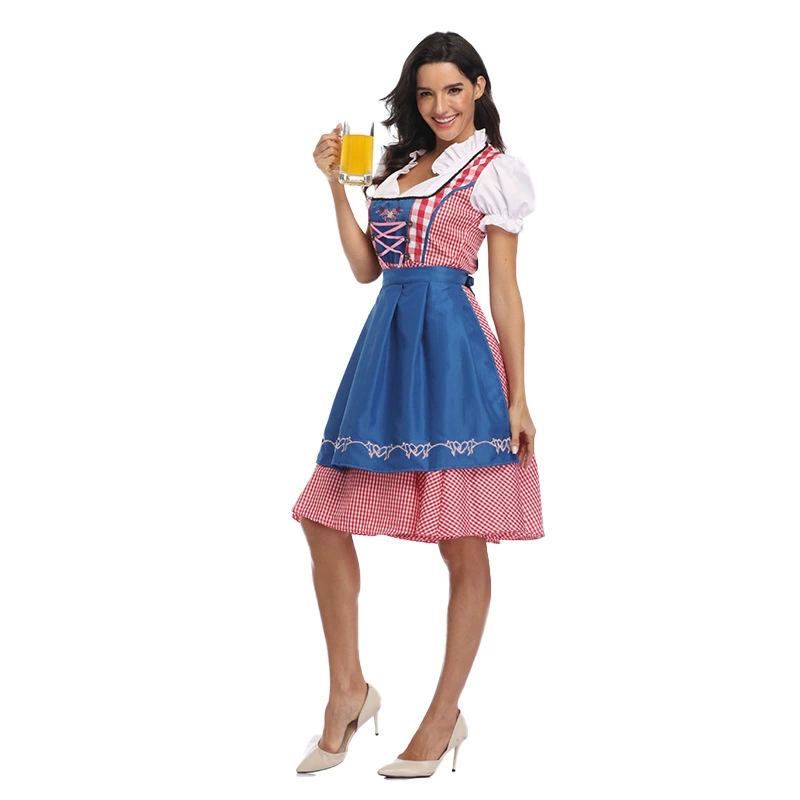 Spot Amazon Foreign Trade Explosive Beer Clothing Labor Dress German Munich Beer Festival Party Skirt Children