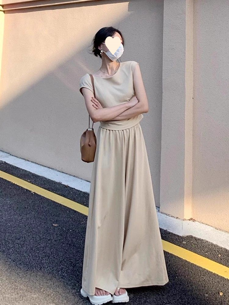 ChicShe Plus Size Tea Outfit For Women New Small Sweet Korean Style Dress Summer Set_voghion.com