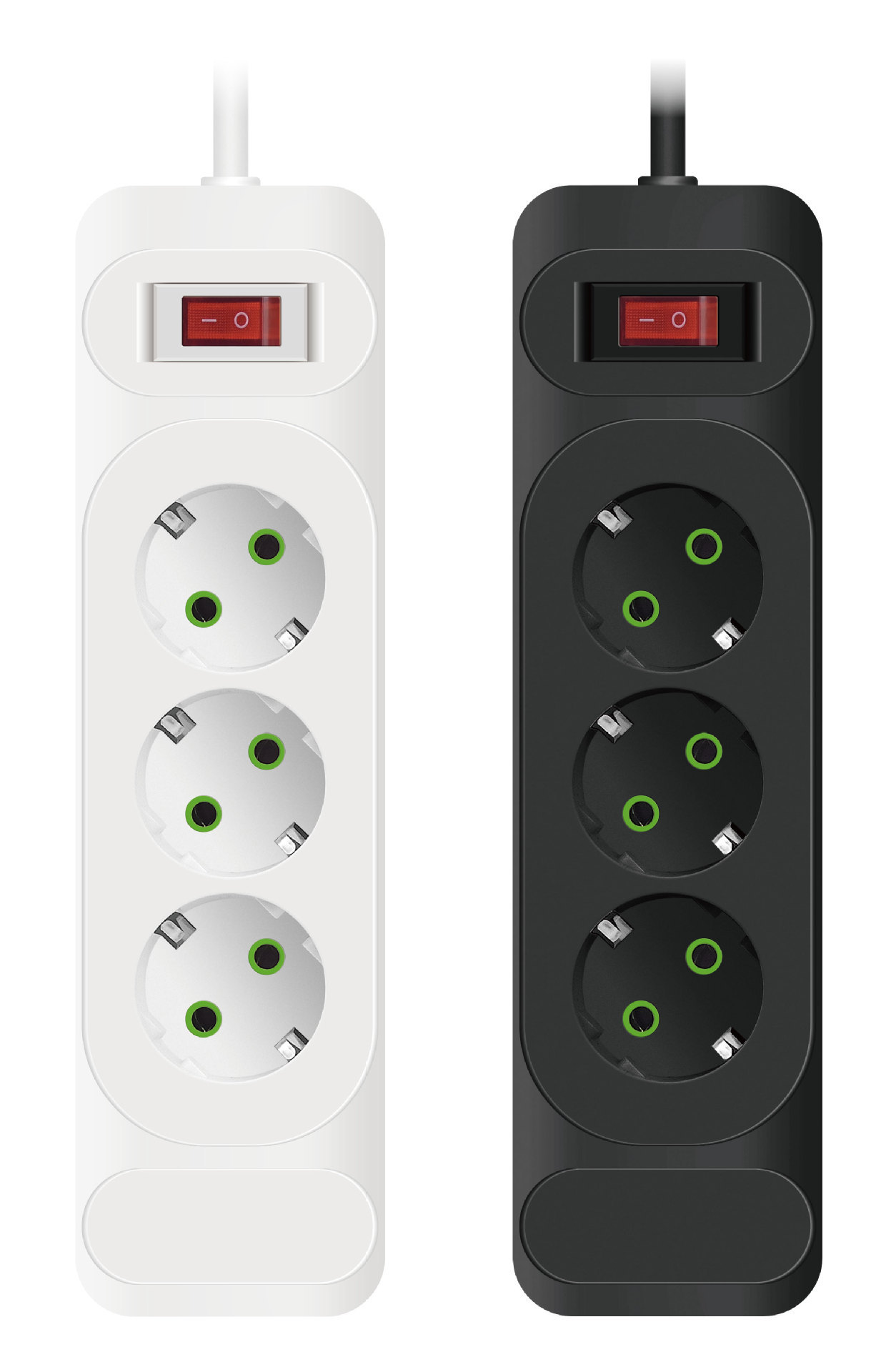 EURO estándar europeo jack socket comercio exterior exportación blanco negro color caja parche junta