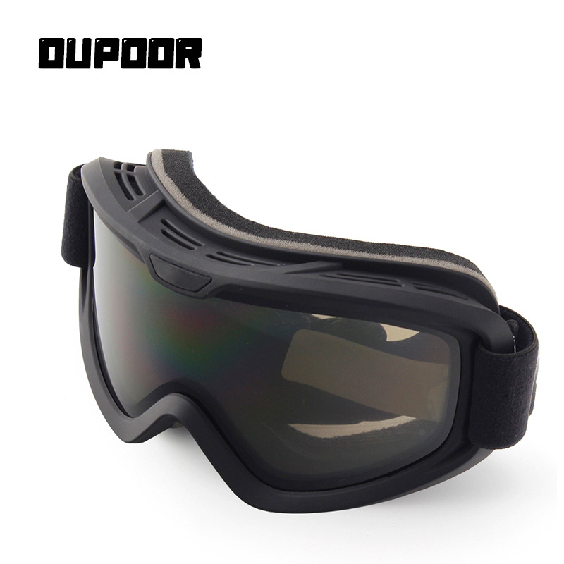 Ski outdoor mountain climbing goggles, snow and ground double-layer fog windshield, large spherical anti UV mirror_voghion.com