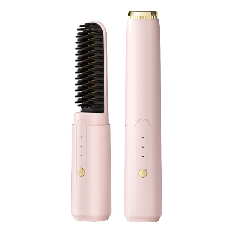Cross-border new wireless charging hair straightening comb