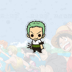 卡通亞克力雙面PP夾動漫海賊王周邊可愛手賬夾文件夾跨境外貿批發