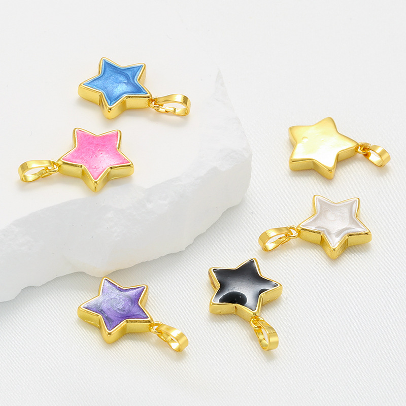 5g Weight DIY Jewelry Accessories Classification 1 Piece Copper Pentagram