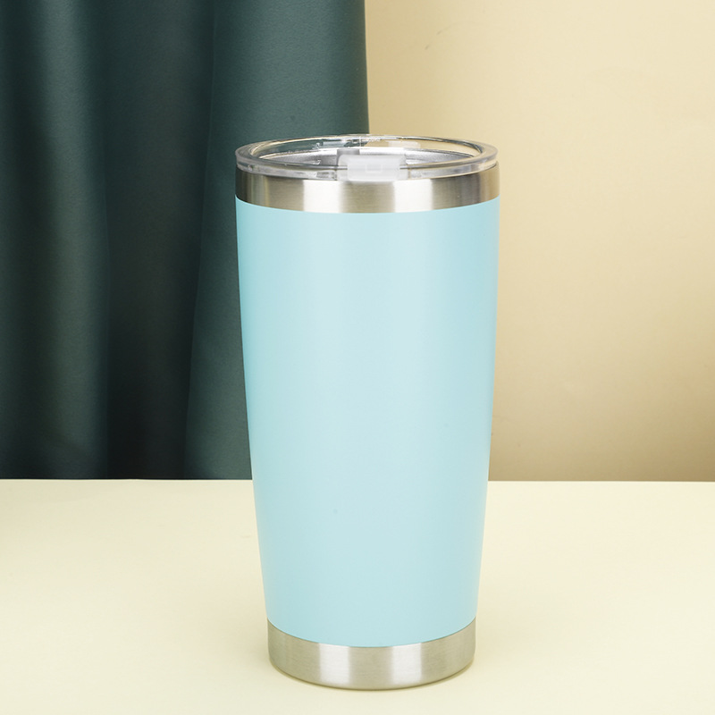 Comercio exterior de gran capacidad taza de helado cerveza taza de café de acero inoxidable doble 20oz taza de coche 304 taza de agua del coche