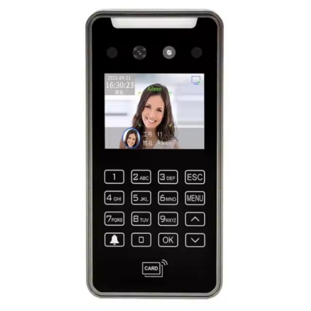 人脸门禁机刷脸门控机面部识别门禁系统英文多国语言简易新款