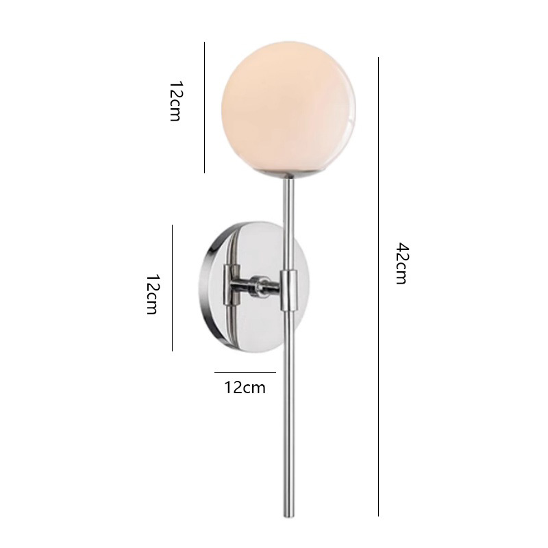 Nuevo estilo transfronterizo moderno y simple lámpara de pared nórdica lámpara de cabecera sala de estar pared de fondo hotel pasillo dormitorio estudio lámpara de pared