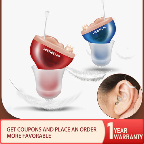 Factory New Invisible In-the-Canal Multi-Color Hearing Aid Cross-Border English Version