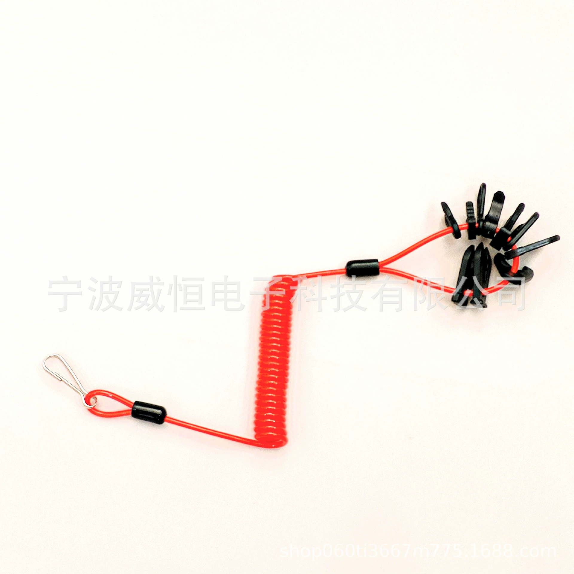 Десять ключей для тушения пожаров, пряжка Zhu Dan, пружинный трос для тушения пожаров на морском моторном катере, пружинный трос из красной хлопчатобумажной пряжи