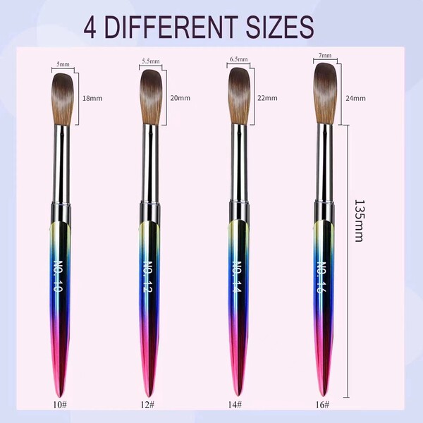 manicure brush for manicure