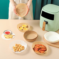 Air fryer special paper pad food-grade oil-absorbing paper pad for baking household food separated by silicone oil paper paper plate