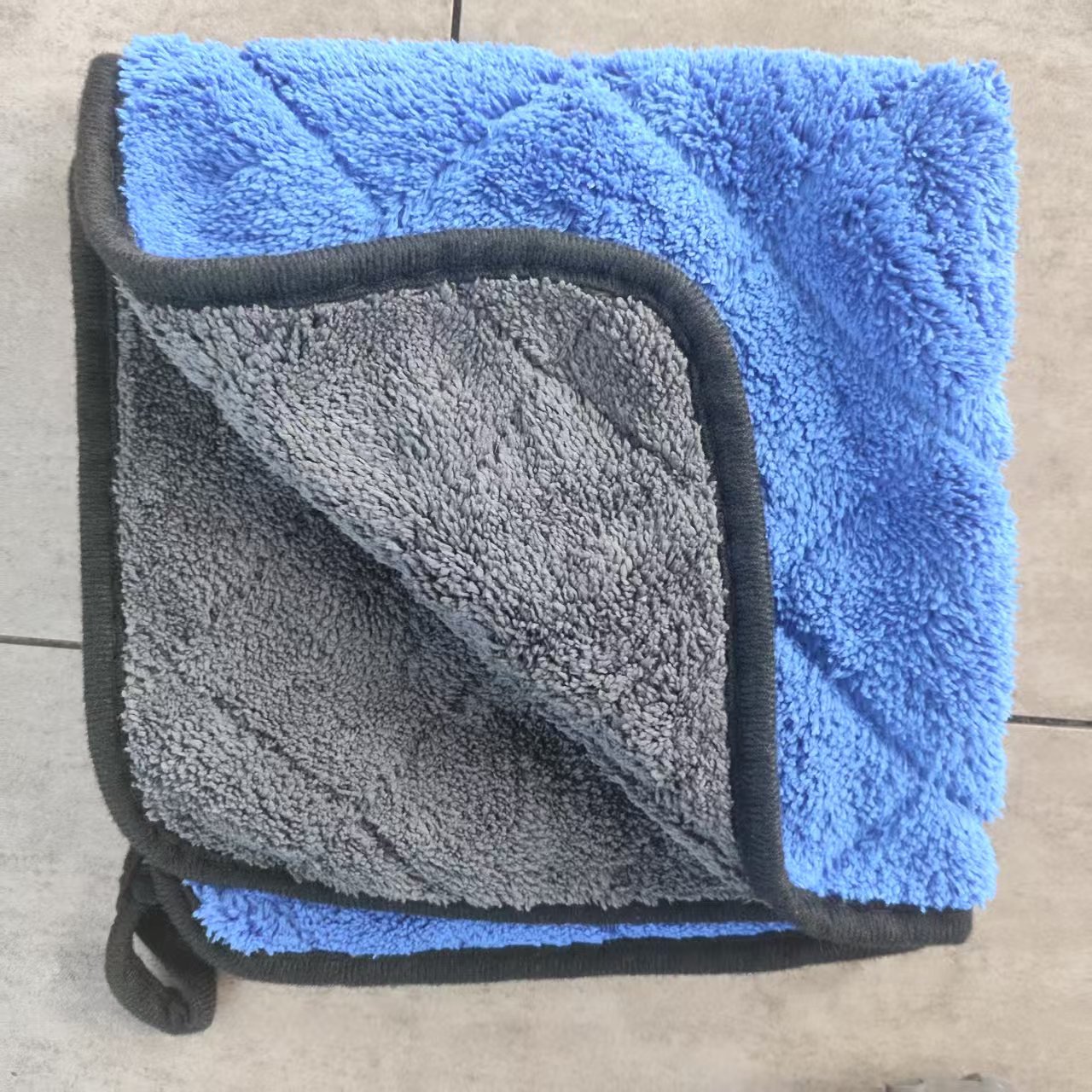 Toalla de lavado de automóviles de coral gemelo de diamante toalla absorbente de doble cara toalla espesa toalla de limpieza de automóviles toallas de limpieza de pelo