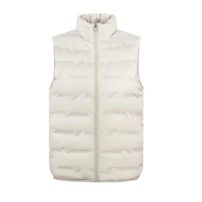 Chaqueta de plumón sin mangas al aire libre invierno de trabajo chaleco de hombro de grafeno chaleco de plumón de hombre personalizado image 16
