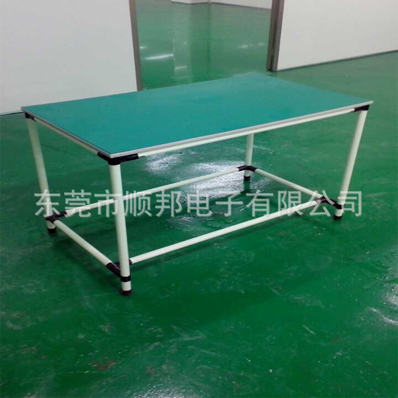 车间精益管工作台防静电工厂流水线双边单边多功能线棒平板工作桌