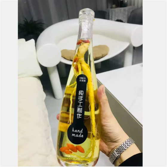 Nice bottle red wine bottle empty bottle wine bottle sealed one Jin lead-free beverage bottle glass