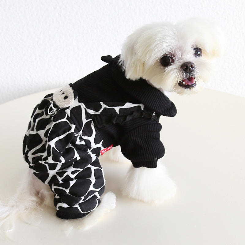 Petstyle 奶牛熊猫情侣装 2025秋冬新款 狗狗猫咪服装宠物狗衣服|undefined