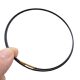 Steel Wire Rope Leather Rope Necklace Rope Beeswax Gold Thangka Pendant Straight Wear Lanyard Jade Pendant Rope Thin for Men and Women