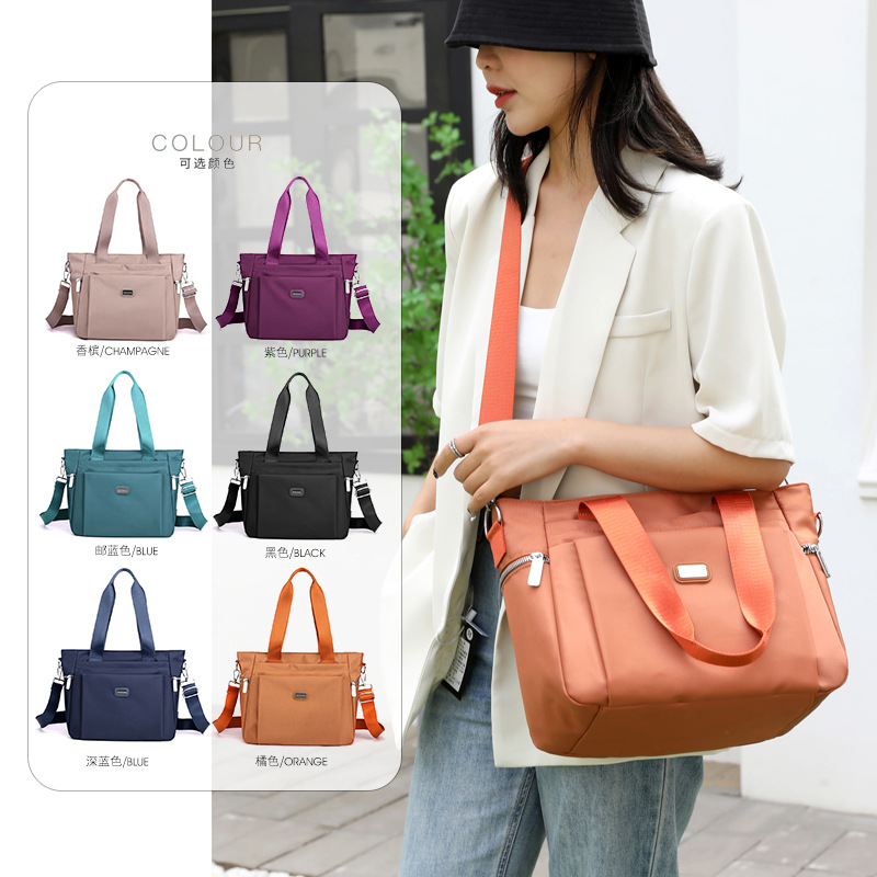 Summer capacious one-shoulder bag