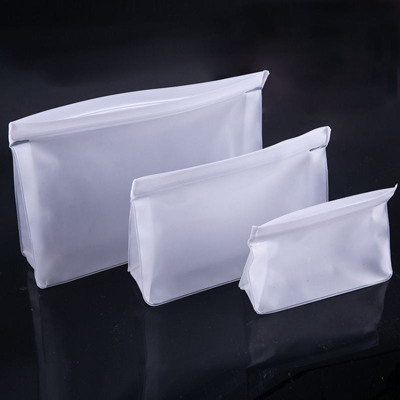 亚马逊peva食品袋塑料滑扣自封袋食物分装袋可印刷logo