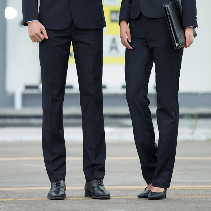 Business Wear Men's and Women's Same-style Suit Pants Straight Formatwear Pants Women's Trousers Black Women's Overalls Pants Business Wear Men's and Women's Same-style Suit Pants Straight Formatwear Pants Women's Trousers Black Women's Overalls Pants