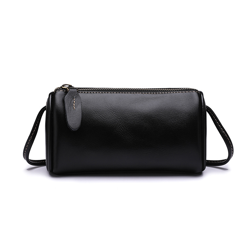 Women's Handbags 2025 New Summer Genuine Leather Phone Bag Shoulder Crossbody Pillow Small Bag - Thumbnail 6