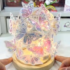 手工diy炫彩蝴蝶蝴蝶氛圍小夜燈創意閨蜜材料情侶紀念日生日禮物
