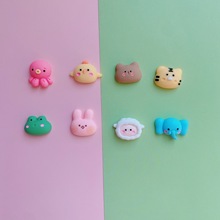 十二生肖可爱绵羊兔子青蛙小动物树脂配件手机壳发饰杯子diy配件