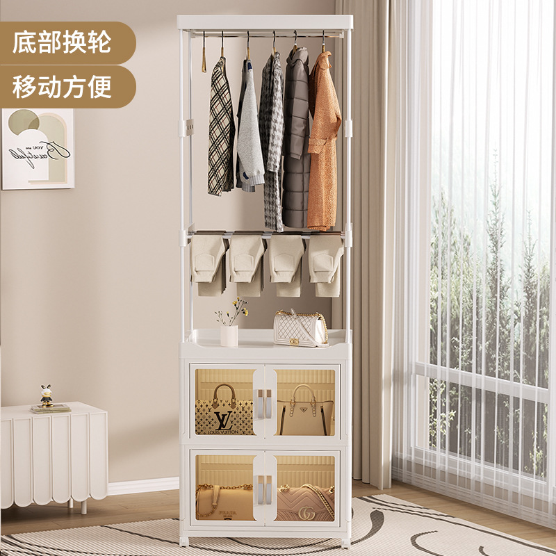 Hogar simple percha brecha gabinete de almacenamiento dormitorio vestíbulo armario balcón Sala alquiler móvil perchero