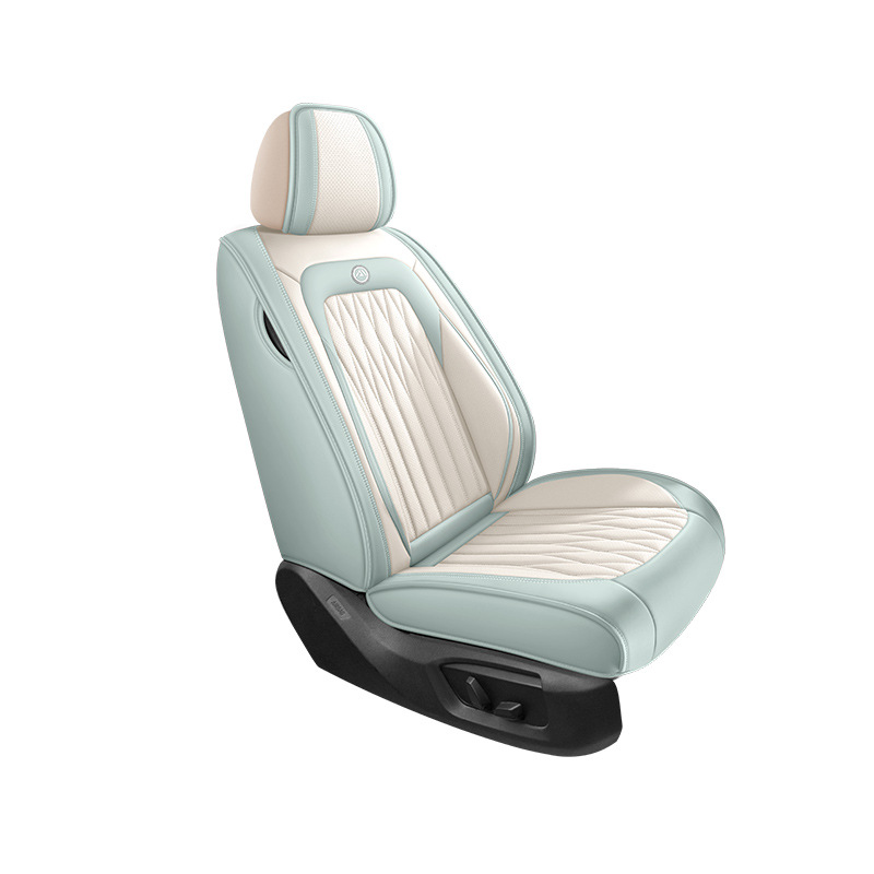 25 Years New All-Inclusive Diamond-Shaped Full-Leather Car Seat Cushion for All Seasons Manufacturer Wholesale All-Inclusive Seat Cover Cushion