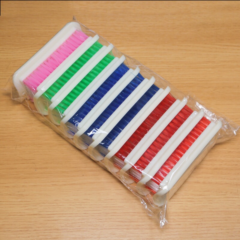 Shenguang SG-8088 Color Household Plastic Square Brush Cleaning Brush Two Yuan Shop Square Plastic Handle Clothes Brush Shoe Brush