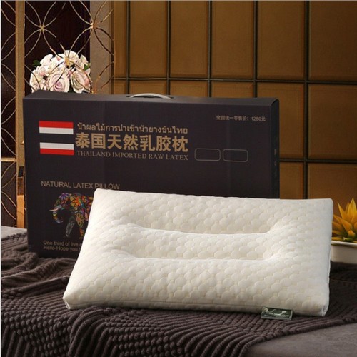 Hilton latex pillow natural latex neck pillow Thai children's latex pillow event gift pillow core