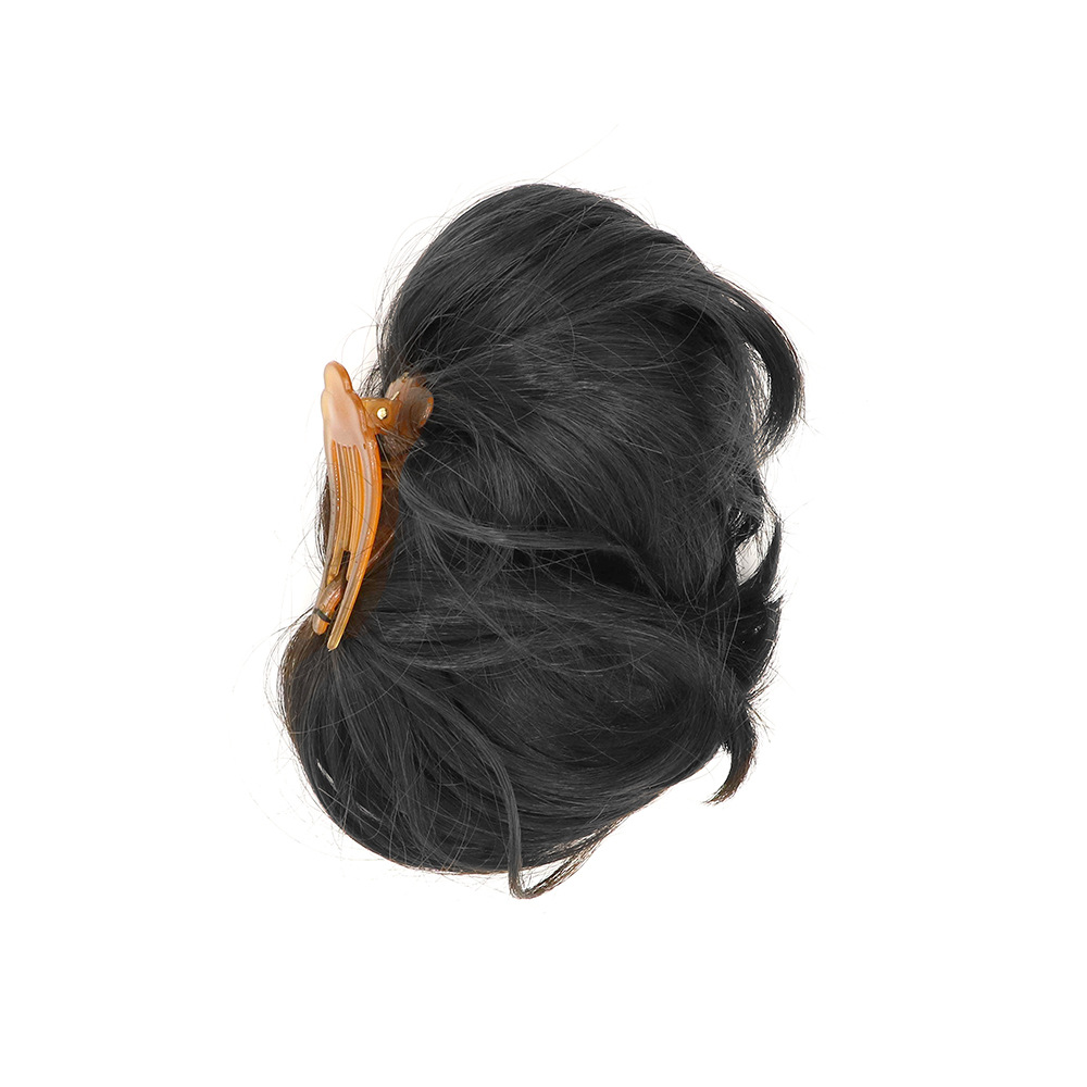 Pelo sintético con dientes horizontales Clip de agarre Bolsa de pelo rizado desordenado_voghion.com