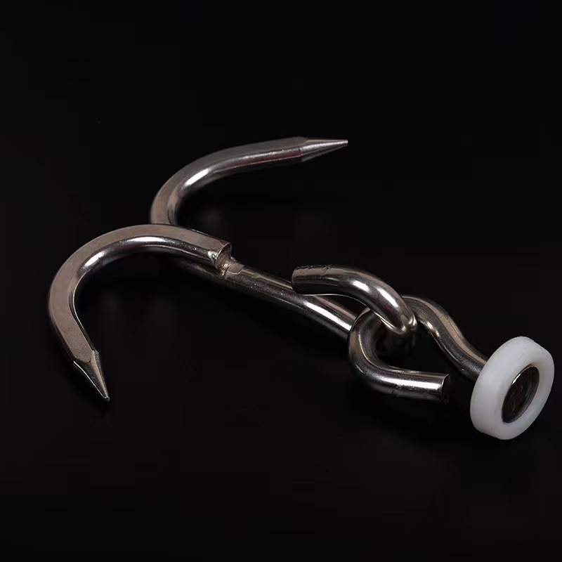 冷藏车肉钩加粗挂钩冷藏车肉钩子双钩屠宰配件固定挂猪肉勾子运输