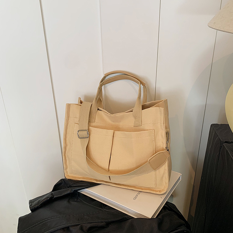 Bolsa Tote para mujeres de gran capacidad Oxford lona 2024 nuevo estudiante clase de viaje universal de hombro maletín