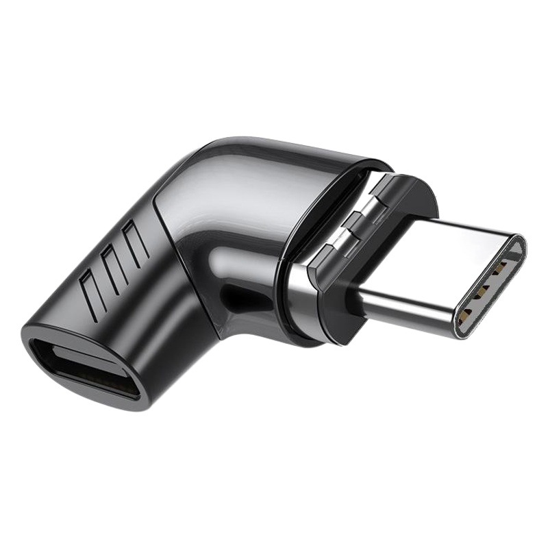 TypeC adaptador magnético codo Convertidor para Apple teléfono móvil carga rápida portátil transmisión de datos