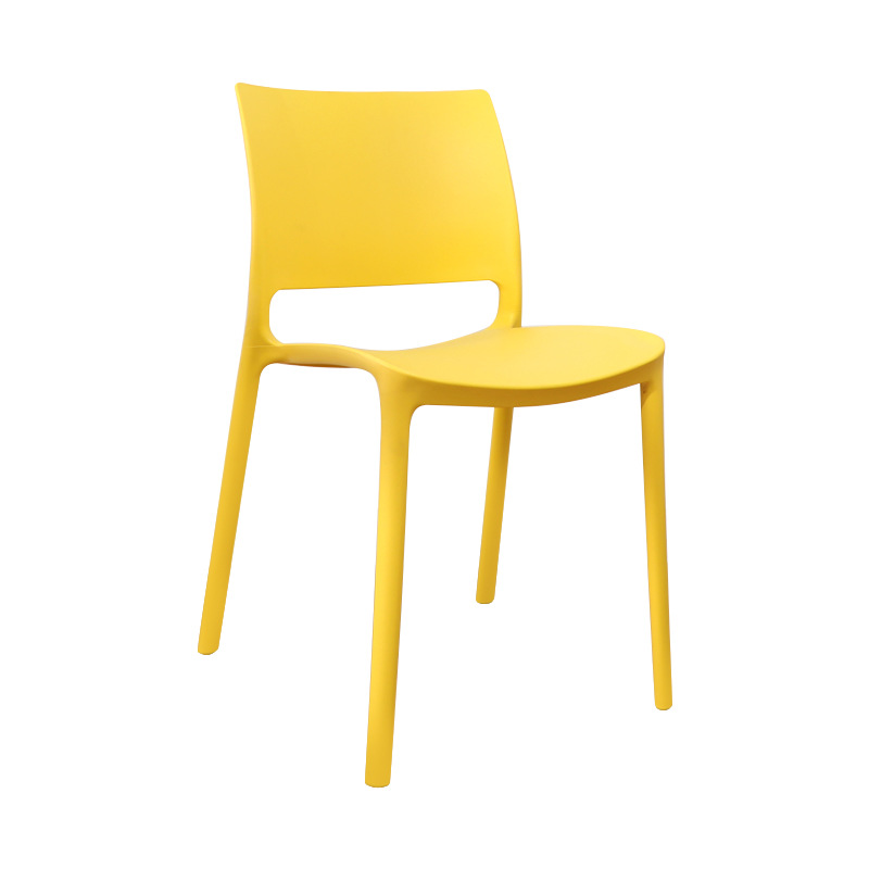 Silla de Comedor Moderna y Minimalista, Silla de Plástico para Ocio, Negociación, Restaurante al Aire Libre, Balcón, Protección Solar, Respaldo de Plástico, Fabricante de Sillas, Venta al por Mayor