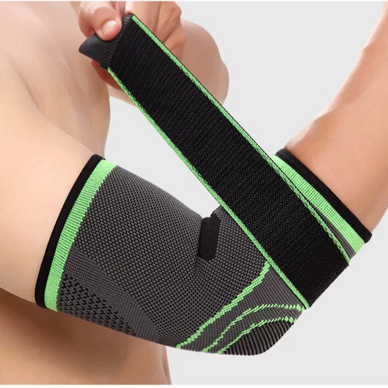 Wholesale Running Fitness Sports Strap Pressurized Elbow Protector Arm Protector Basketball Breathable Sweat-wicking Sports Knitted Protector