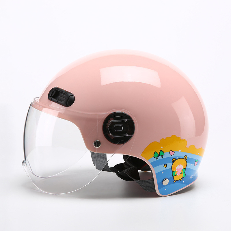 Motorcycle Helmet for Boys and Girls, Electric Vehicle Helmet