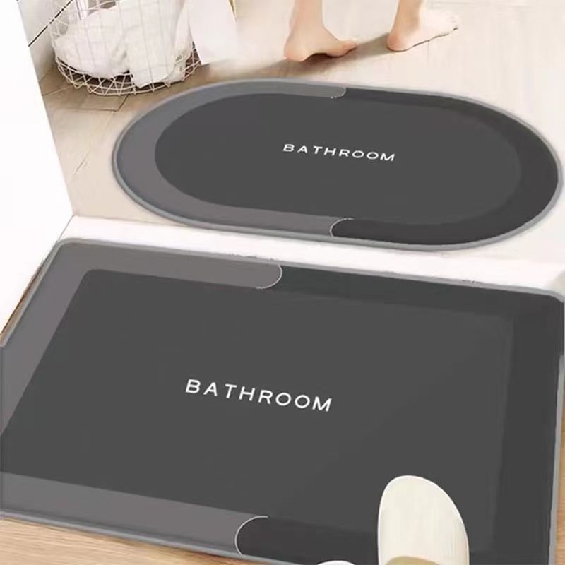 simple and easy Mat Shower Room non-slip Doormat bathroom Doorway door mat household bedroom The door carpet Absorbent pads TOILET