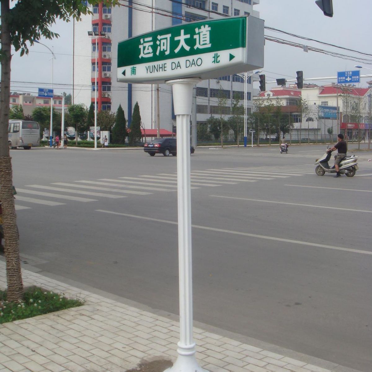 罗马柱路名牌发光路名牌亚克力路名牌吸塑指路牌天津路名牌