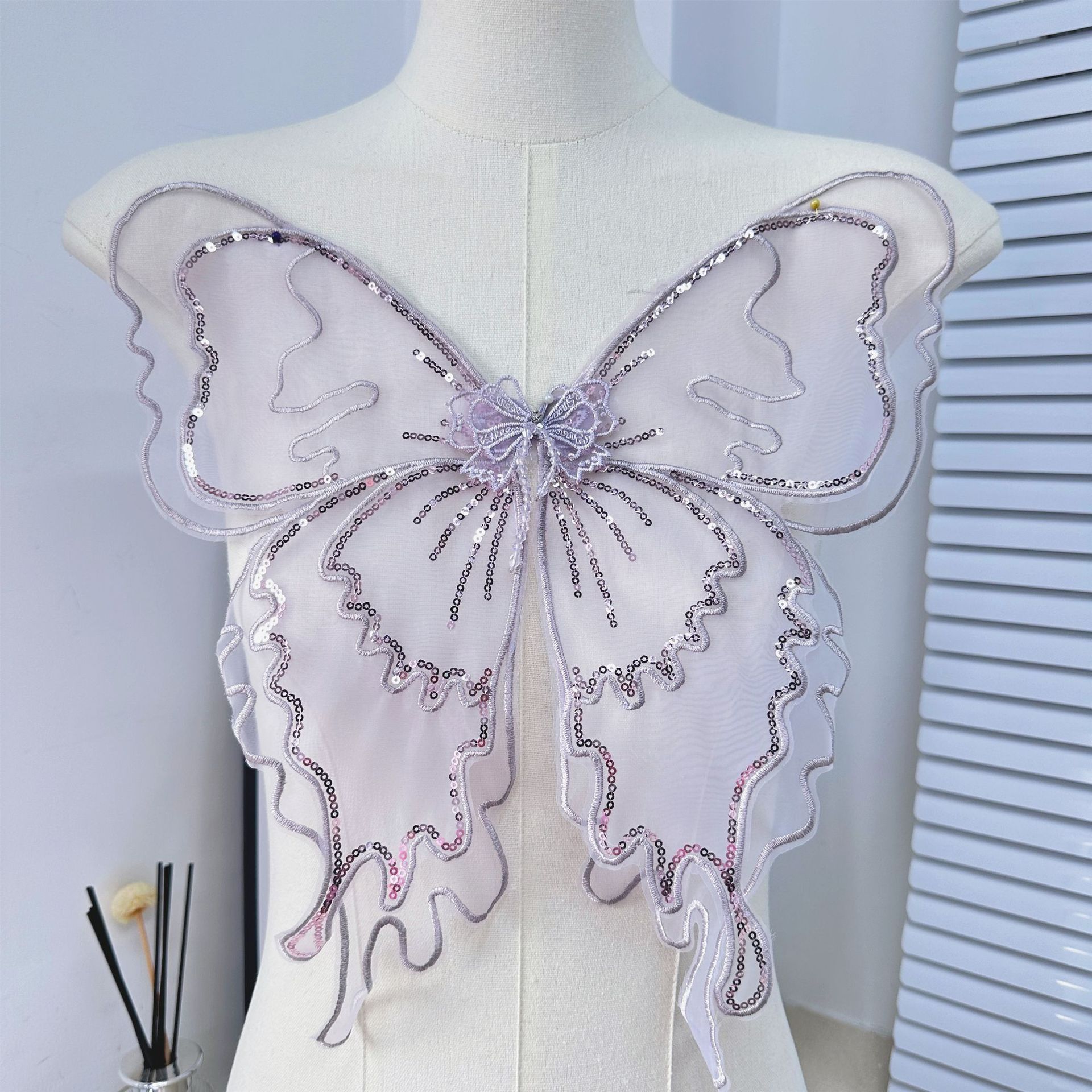 1 Pièce Élégant Papillon Polyester Patchs Autocollants Pour Vêtements display picture 6