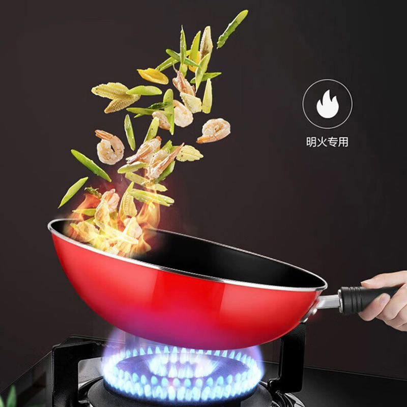 Supor genuino conjunto de olla antiadherente casera de tres piezas conjunto de cocina de cocina conjunto completo de olla especial de gas