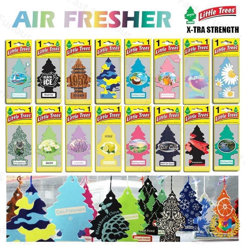 Los pequeños árboles estadounidenses de automóviles de fragrancia de automóviles para el hogar adornos creativos para eliminar el olor de la ropa de automóviles fragrancia