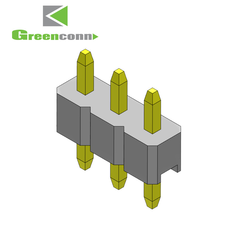 Greenconn连接器排针 间距2.00mm排针系列连接器直针