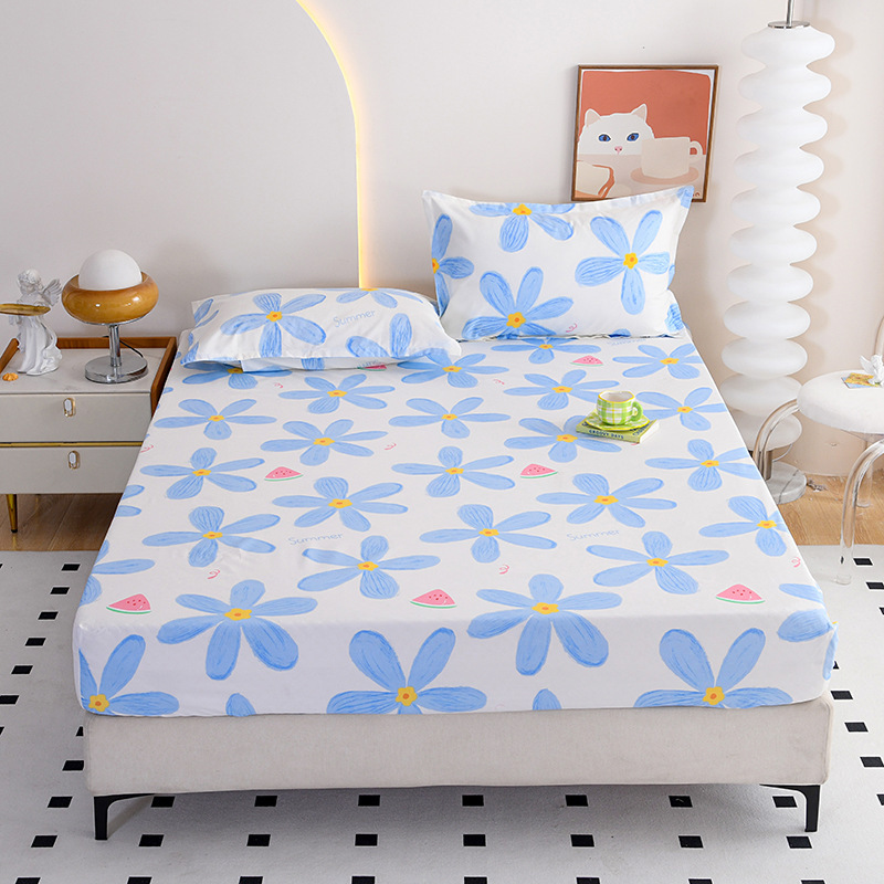 Transfronterizo ins piel abrasivo cama de una sola pieza Simmons cubierta de protección de colchón doble cubierta de cama de tres piezas al por mayor