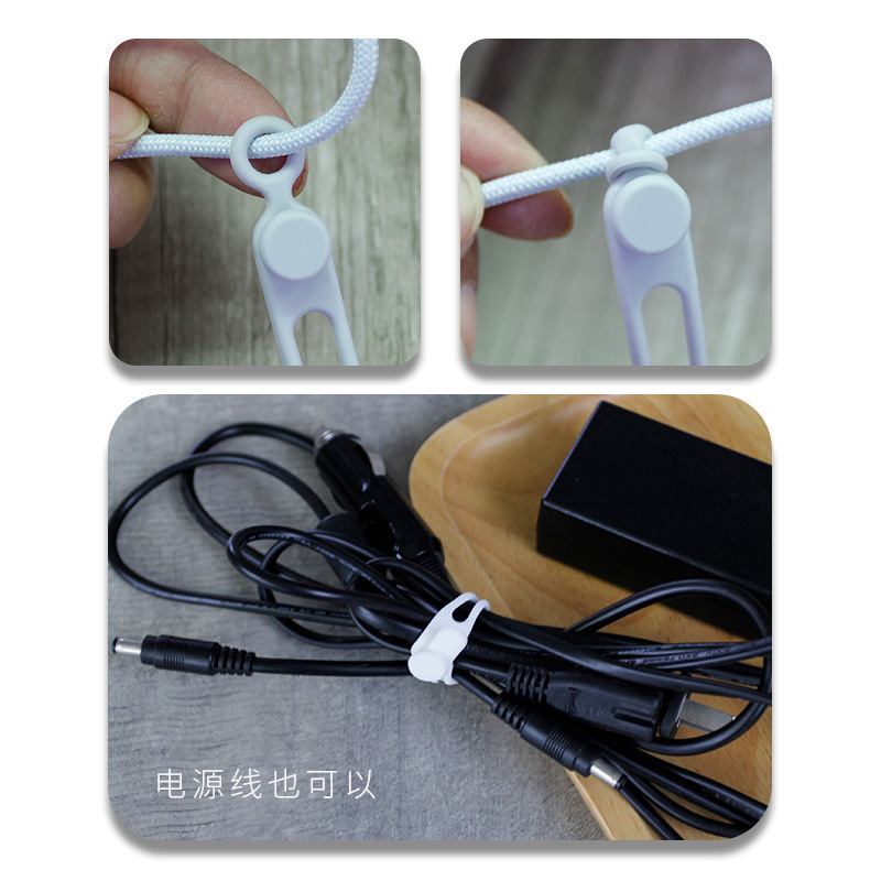 データライン収納シリカゲル結束線器巻き線器イヤホン線充電線マネージャーストラップシリカゲル結束バンド|undefined